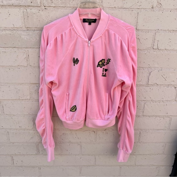 Juicy Couture Black Label Puff Sleeve Collar Track Jacket NWOT - Picture 8 of 14